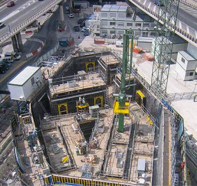 Forskalling af smalle skakter