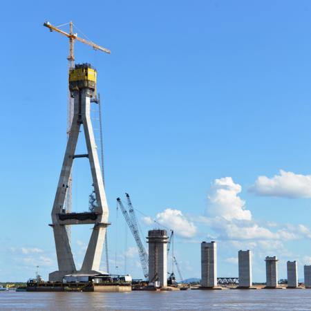 Híd az Orinoco No folyó felett, Venezuela