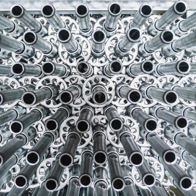 Ringlock scaffolding at the yard