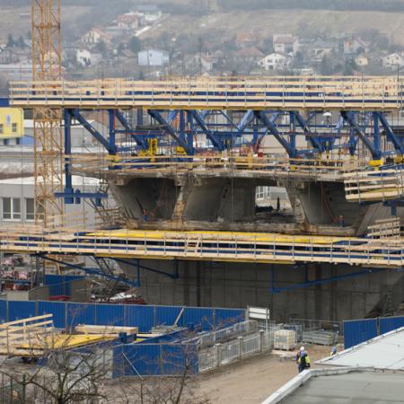 Most na rýchlostnej ceste R1 pri Nitre