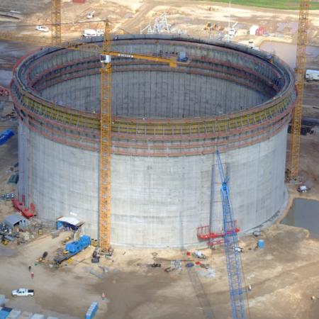 Freeport LNG tartályok