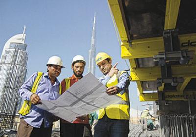 Projektbearbejdning på byggepladsen