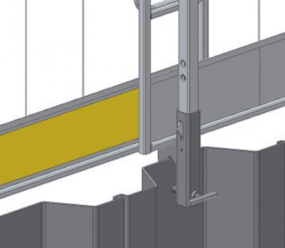 Seitenschutzsystem XP  -  Abschrankungen au f Spurwänden