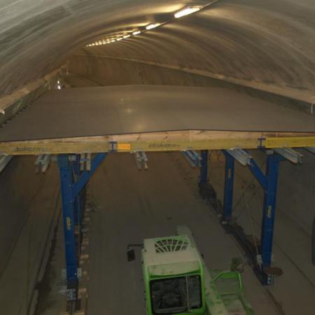 Pörzbergtunnel förbifart Schaala