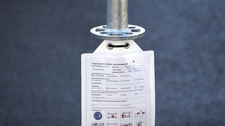 Sichere Abnahme und Freigabe von Gerüsten