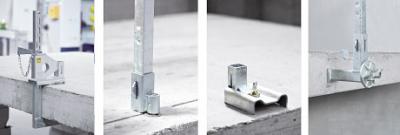 Seitenschutzsystem XP  -  Anschlussteile