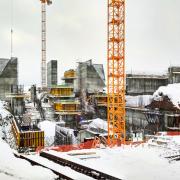 Baustellenbild Beloporozhskaya Wasserkraftwerk