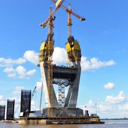 Híd az Orinoco No folyó felett, Venezuela