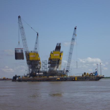 Híd az Orinoco No folyó felett, Venezuela