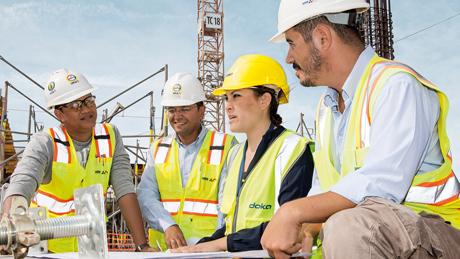 Etude du projet sur le chantier