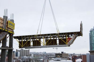 ganging of slab formwork