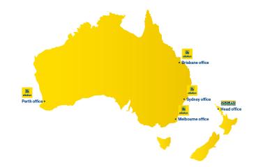 Map Doka Australia