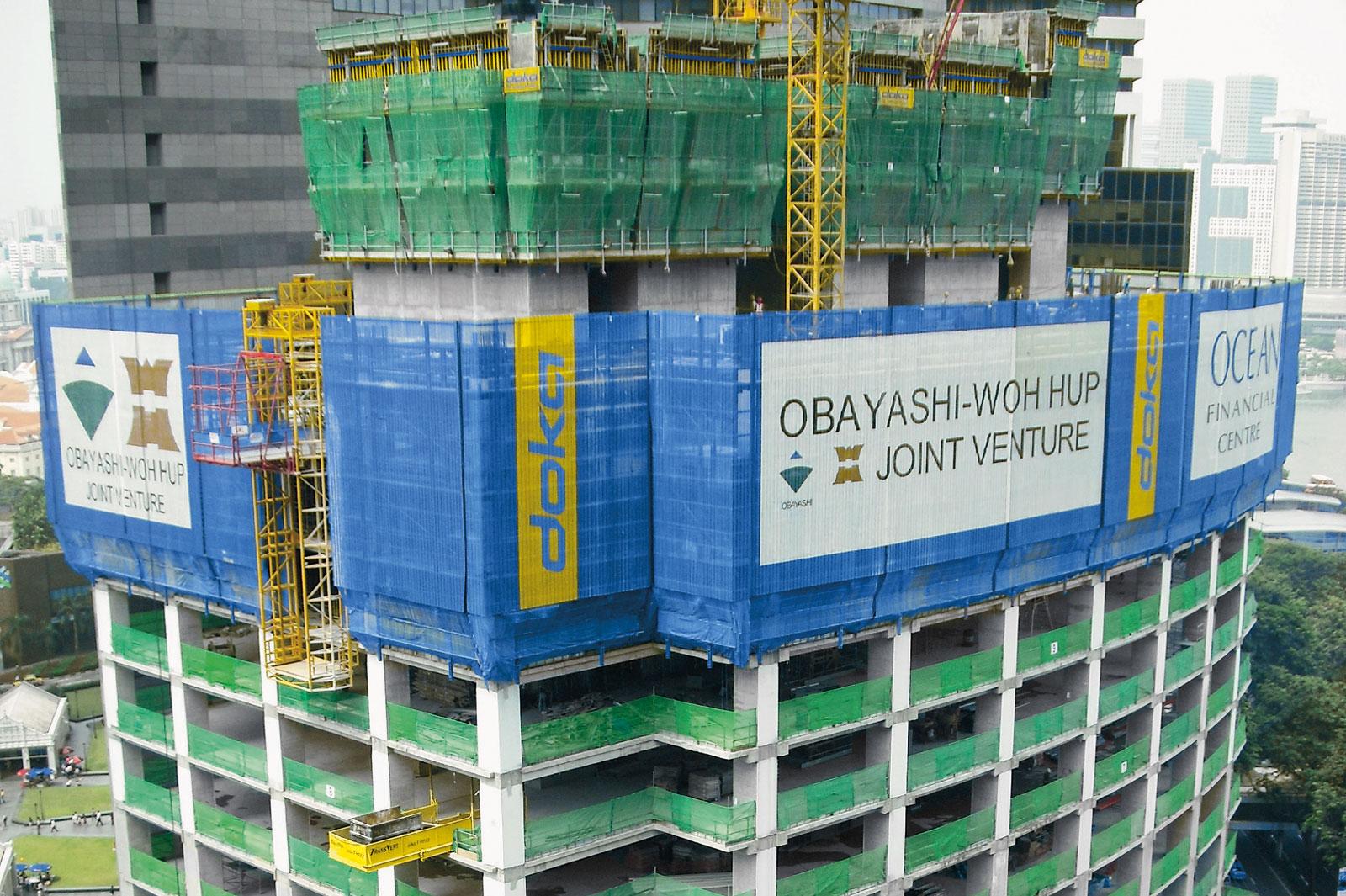 Automatic climbing formwork Xclimb 60 Doka