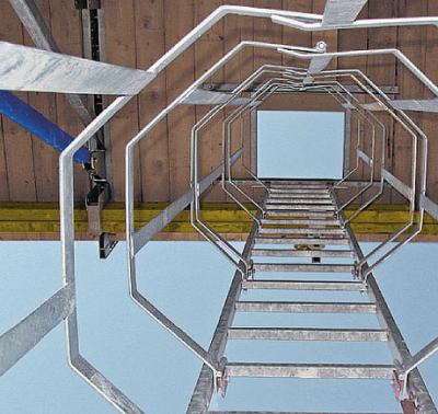 Integrable ladderways and manholes