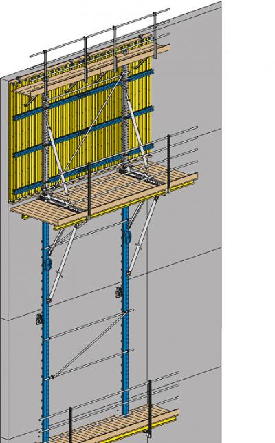 Guided climbing formwork Xclimb 60