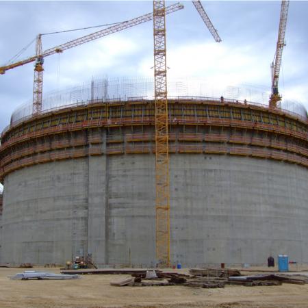 Freeport LNG tartályok