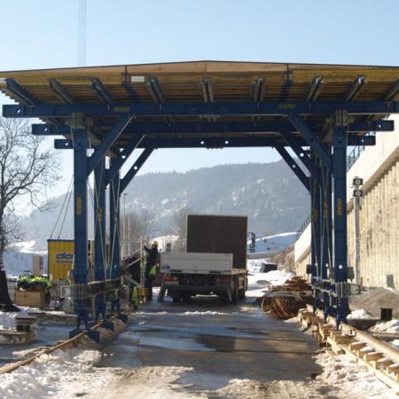 Pörzbergtunnel byomkjøring Schaala