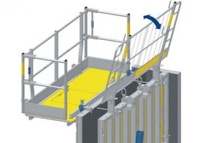 Seitenschutzsystem XP  -  Wandschalungseinsatz