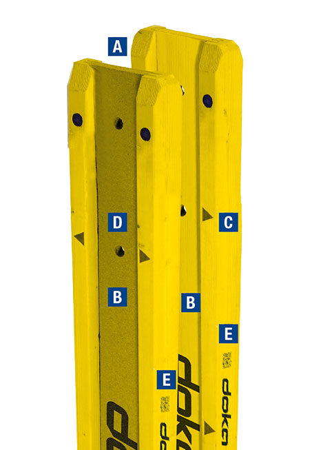 Timber formwork beam H20 eco