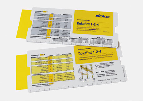 Deckenschalung doka tabelle