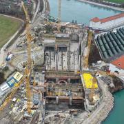 Kraftwerk Töging - Die Großbaustelle im Überblick