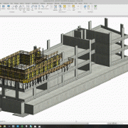 Doka anvendte blandt andet softwaren DokaCAD for Revit for at vise forskallingsløsninger til kontorprojektet SOFiSTiK i Tyskland. Copyright: Doka