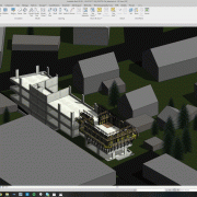 Doka anvendte blandt andet softwaren DokaCAD for Revit for at vise forskallingsløsninger til kontorprojektet SOFiSTiK i Tyskland. Copyright: Doka