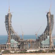 Photo: Katara Towers_1.jpg
<br />
Copyright: HBK Contracting Company
<br />
