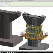 A BIM segítségével az ügyfél pontos képet kap arról, mely zsaluelemek hol és mikor vannak használatban az egyes betonöntési ütemekben.
<br />

<br />
Kép: Viaduc de la Roumer_ábrázolás.jpg
<br />
Szerzői jog: Doka