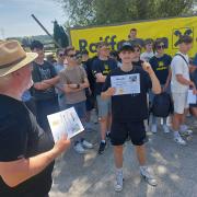 Urkundenverleihung an die Lehrlinge