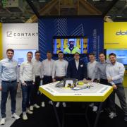 Doka Team am Messestand - digitalBAU Köln