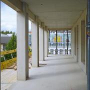 Ein überzeugendes Resultat auf der Baustelle Ursulinenschule in Köln: Sichtbeton, der seinem Namen gerecht wird