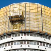 Körszálló bontása - Doka Xclimb 60 védőpajzs