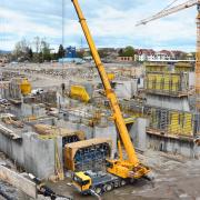 Baustellenbild Murkraftwerk Graz