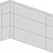 With the new, extra-wide, large-format 3-SO sheets, it becomes feasible to cast fair-faced concrete surfaces with a small number of joints and fewer joint-related ‘shoulders’.