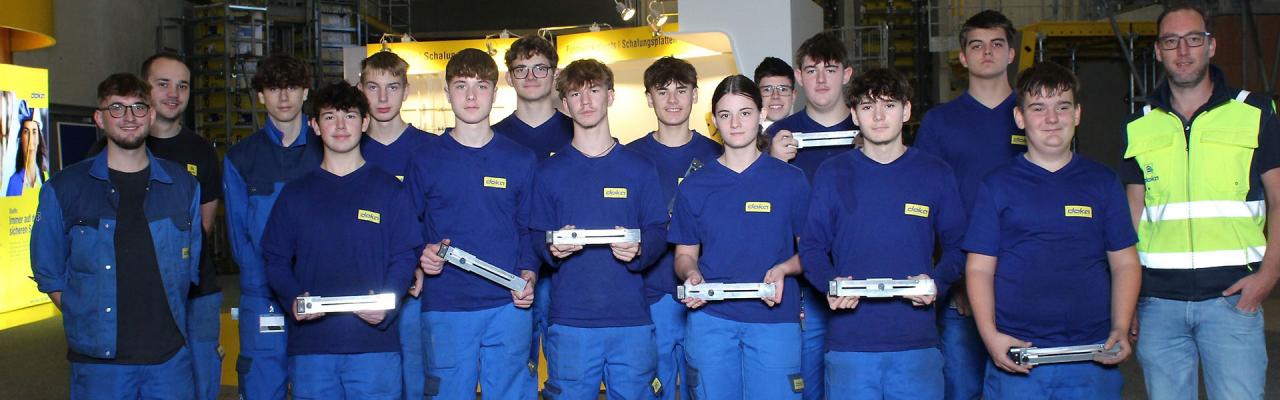 Erfolgreicher Start in die Ausbildung bei Doka