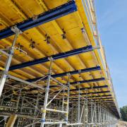 Výstavba predĺženia petržalskej električkovej trate pomocou Doka-debnenia