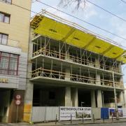 Doka-záchytné siete SNF na stavbe Metropolitan Star v Bratislave. 