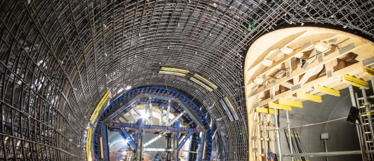 Special formworks from Doka for tunnel system at CERN
