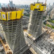 Covering a total area of 690,000 m² with 257,464m² of usable area, the towers will reach heights of 221.3 m and 151.6 m respectively upon completion, covering 52 and 36 storeys.
<br />

<br />
Photo: VakifBank_1.jpg
<br />
Copyright: Doka
<br />
