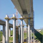 The Lahntal bridge located in Limburg