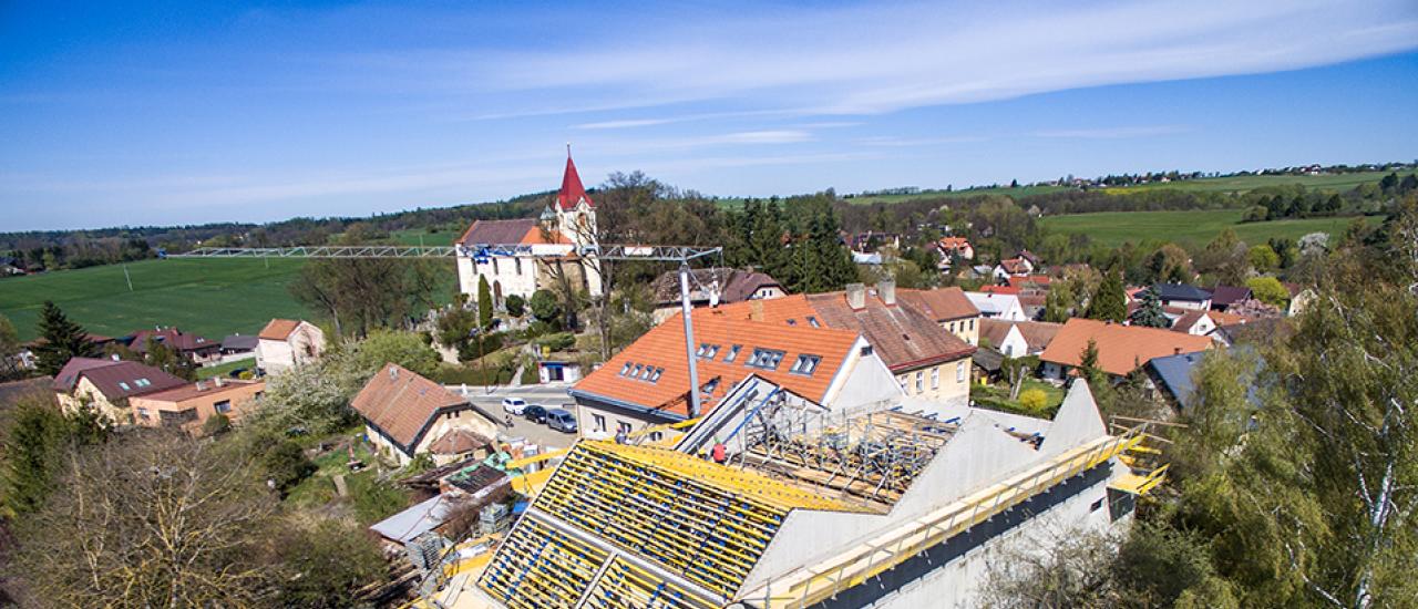 Monolitická střecha: 