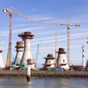 Doka systems are used for foundations as well as towers during construction of wind mills, such as the offshore wind farm Thornton Bank in Belgium.