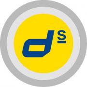 Med logotypen ds har Doka skapat en särskild logo som visar både kunder och anställda mot säkerhetsaspekterna.