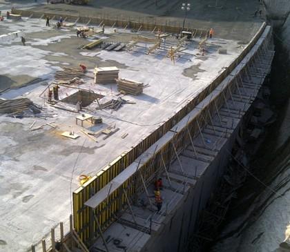 Water Stopper Formwork Tie Rod System Use In Retaining Wall Structure