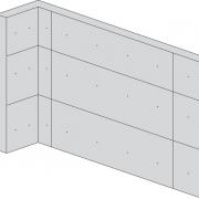 Mit den neuen extrabreiten Großformatplatten 3-SO sind Sichtbetonflächen mit geringer Fugenanzahl und weniger Absätzen an den Plattenstößen ausführbar.