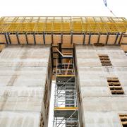 Doka Slipform Rig from Below