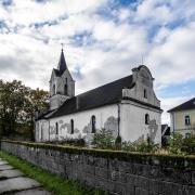 Doka_Lešení_kostel_Nebužely