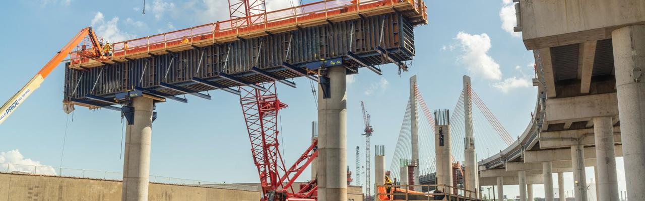 181 Harbor Bridge construction Corpus Christi