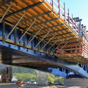 Die Brückenschalung ParaTop und der Doka-Verbundschalwagen bestehen weitestgehend aus mietbaren Systemteilen. Foto: Doka